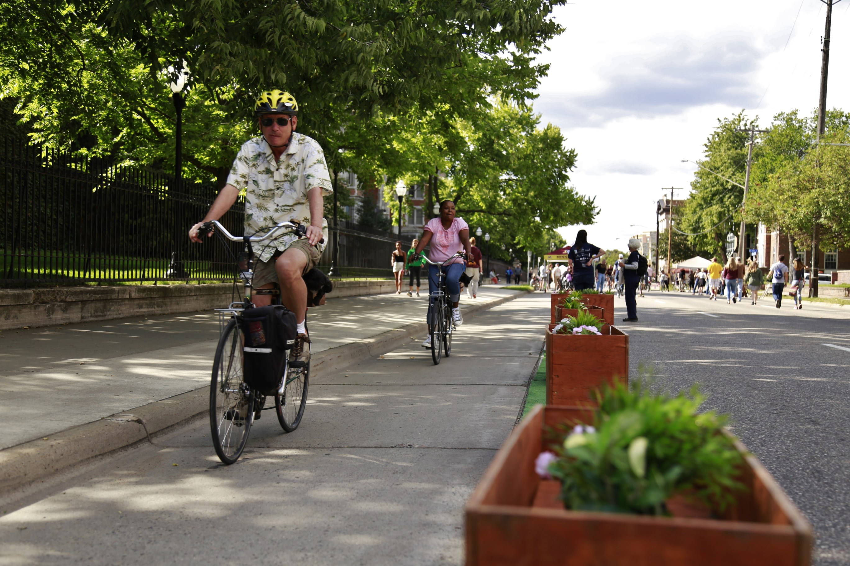 University Ave Popup Bikeway